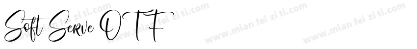 SoftServe OTF)字体转换